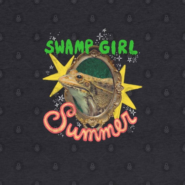 Swamp Girl Summer - Frog by snakelung